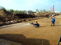 Строительство дороги во Внуково